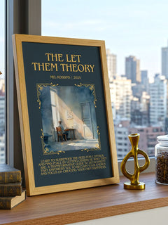 The Let Them Theory Minimalist Book Poster by Mel Robbins – image 3
