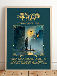 Strange Case Of Peter The Lett Minimalist Book Poster by G. Simenon – image 2
