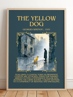 The Yellow Dog Minimalist Book Poster by Georges Simenon – image 2