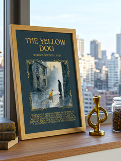 The Yellow Dog Minimalist Book Poster by Georges Simenon – image 3