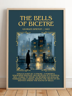 The Bells Of Bicêtre Minimalist Book Poster by Georges Simenon – image 2