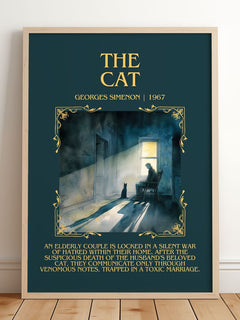 The Cat Minimalist Book Poster by Georges Simenon – image 2