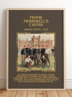 Frank Merriwell'S Chums Minimalist Book Poster by Gilbert Patten – image 2