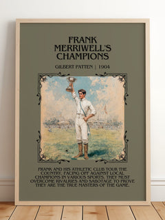 Frank Merriwell'S Champions Minimalist Book Poster by Gilbert Patten – image 2