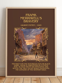 Frank Merriwell'S Bravery Minimalist Book Poster by Gilbert Patten – image 2