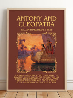 Antony And Cleopatra Minimalist Book Poster by William Shakespeare – image 2