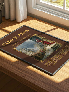 Coriolanus Minimalist Book Poster by William Shakespeare – image 4
