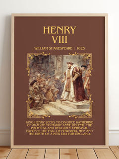 Henry Viii Minimalist Book Poster by William Shakespeare – image 2