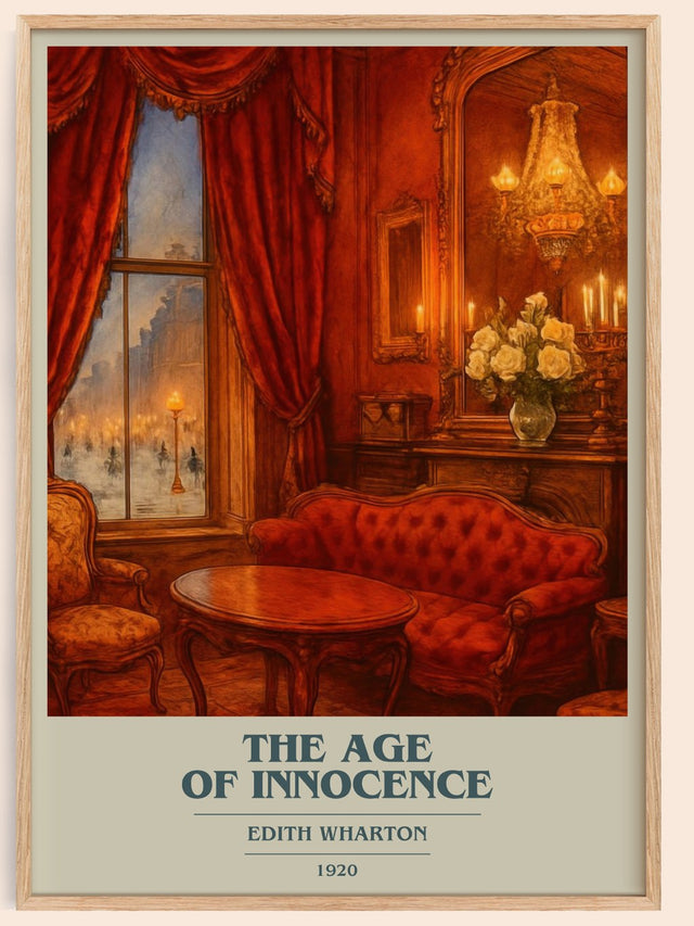 The Age Of Innocence Book Cover Poster by Edith Wharton