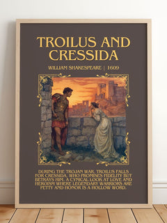 Troilus And Cressida Minimalist Book Poster by William Shakespeare – image 2