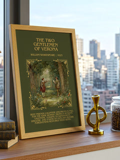 Two Gentlemen Of Verona Minimalist Book Poster by William Shakespeare – image 3