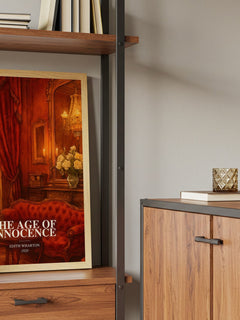 The Age Of Innocence book watercolour illustration paper finish options – matte satin gloss