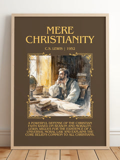 Mere Christianity Minimalist Book Poster by C.S. Lewis – image 2