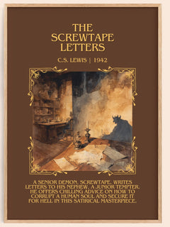 The Screwtape Letters Minimalist Book Poster by C.S. Lewis – image 1