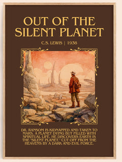 Out Of The Silent Planet Minimalist Book Poster by C.S. Lewis – image 1