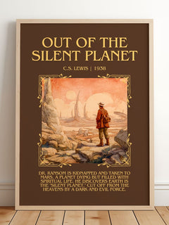 Out Of The Silent Planet Minimalist Book Poster by C.S. Lewis – image 2