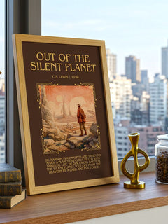 Out Of The Silent Planet Minimalist Book Poster by C.S. Lewis – image 3
