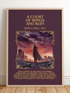 A Court Of Wings And Ruin Minimalist Book Poster by Sarah J. Maas – image 2