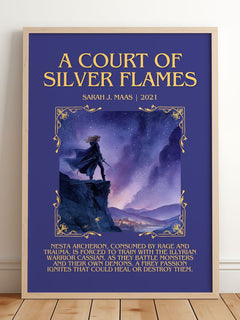A Court Of Silver Flames Minimalist Book Poster by Sarah J. Maas – image 2