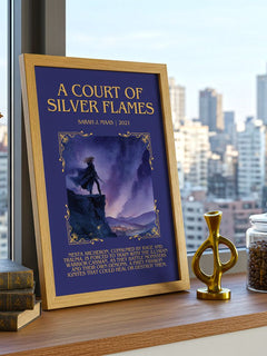 A Court Of Silver Flames Minimalist Book Poster by Sarah J. Maas – image 3