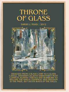Throne Of Glass Minimalist Book Poster by Sarah J. Maas – image 1