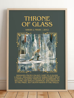 Throne Of Glass Minimalist Book Poster by Sarah J. Maas – image 2