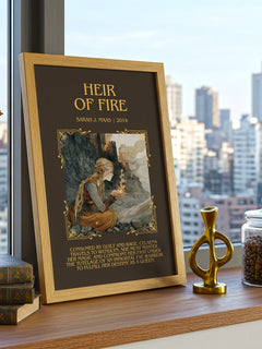 Heir Of Fire Minimalist Book Poster by Sarah J. Maas – image 3