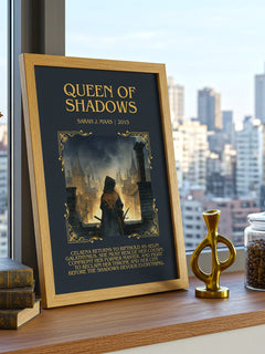 Queen Of Shadows Minimalist Book Poster by Sarah J. Maas – image 3