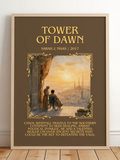 Tower Of Dawn Minimalist Book Poster by Sarah J. Maas – image 2