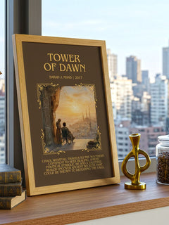 Tower Of Dawn Minimalist Book Poster by Sarah J. Maas – image 3