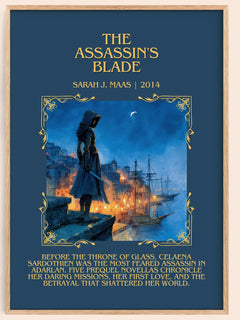 The Assassin'S Blade Minimalist Book Poster by Sarah J. Maas – image 1