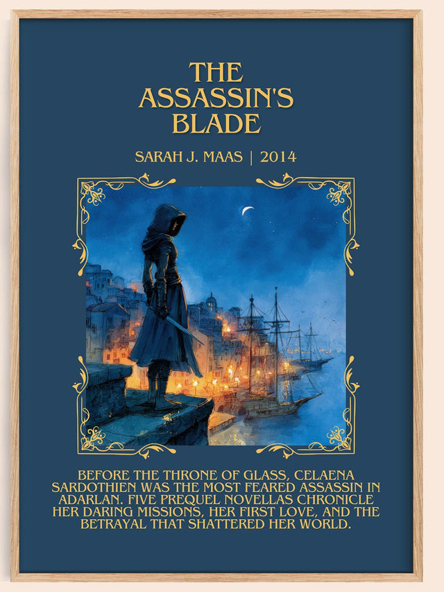 The Assassin'S Blade Minimalist Book Poster by Sarah J. Maas