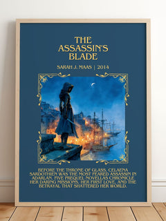 The Assassin'S Blade Minimalist Book Poster by Sarah J. Maas – image 2