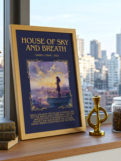 House Of Sky And Breath Minimalist Book Poster by Sarah J. Maas – image 3
