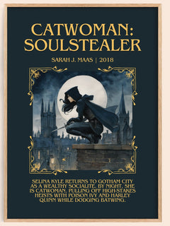 Catwoman: Soulstealer Minimalist Book Poster by Sarah J. Maas – image 1