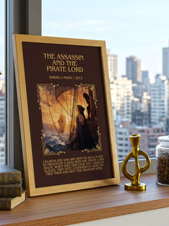 Assassin And The Pirate Lord Minimalist Book Poster by Sarah J. Maas – image 3