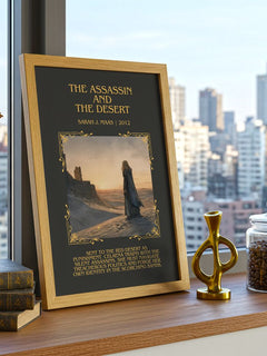 The Assassin And The Desert Minimalist Book Poster by Sarah J. Maas – image 3