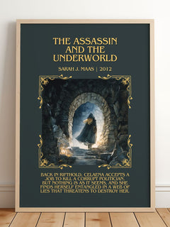Assassin And The Underworld Minimalist Book Poster by Sarah J. Maas – image 2