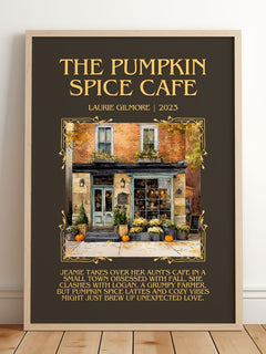 The Pumpkin Spice Café Minimalist Book Poster by Laurie Gilmore – image 2