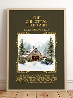 The Christmas Tree Farm Minimalist Book Poster by Laurie Gilmore – image 2