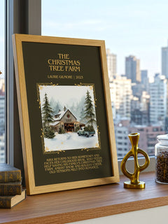 The Christmas Tree Farm Minimalist Book Poster by Laurie Gilmore – image 3