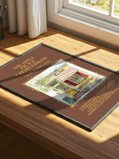 Apple Pie Ice Cream Parlor Minimalist Book Poster by Laurie Gilmore – image 4