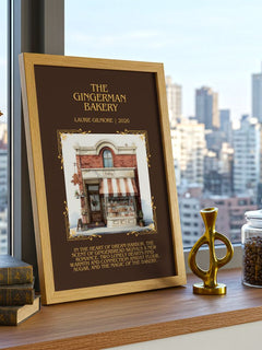 The Gingerman Bakery Minimalist Book Poster by Laurie Gilmore – image 3