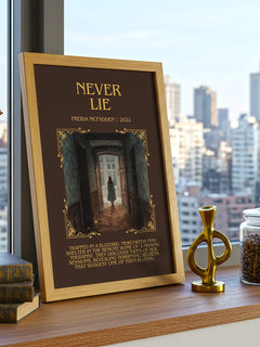 Never Lie Minimalist Book Poster by Freida McFadden – image 3