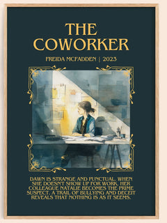 The Coworker Minimalist Book Poster by Freida McFadden – image 1