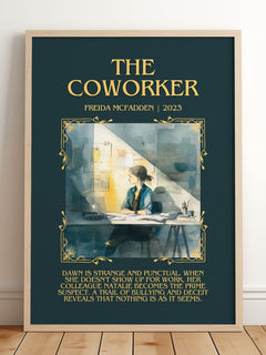 The Coworker Minimalist Book Poster by Freida McFadden – image 2