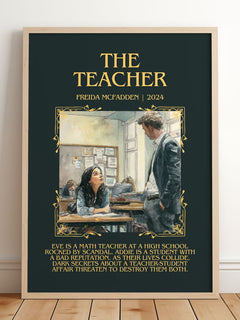 The Teacher Minimalist Book Poster by Freida McFadden – image 2