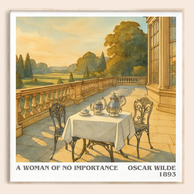 A Woman Of No Importance Literary Art Print by Oscar Wilde
