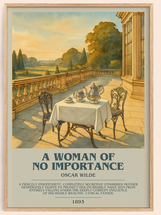A Woman Of No Importance Bookish Wall Art by Oscar Wilde