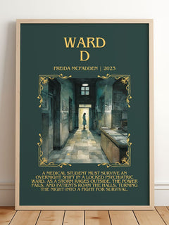 Ward D Minimalist Book Poster by Freida McFadden – image 2